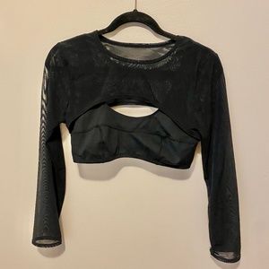 Blush Lingerie x Mei Pang mesh crop top